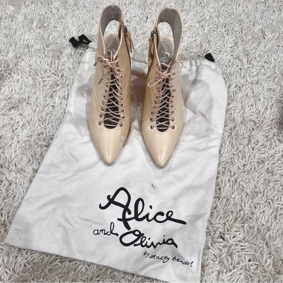Alice and Olivia lace up booties - Picture 2 of 12